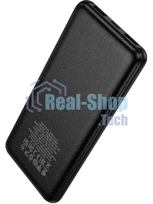 Внешний аккумулятор 10000mAh 2USB+1Type-C+1micro USB 2.0A Hoco J153 (Black)