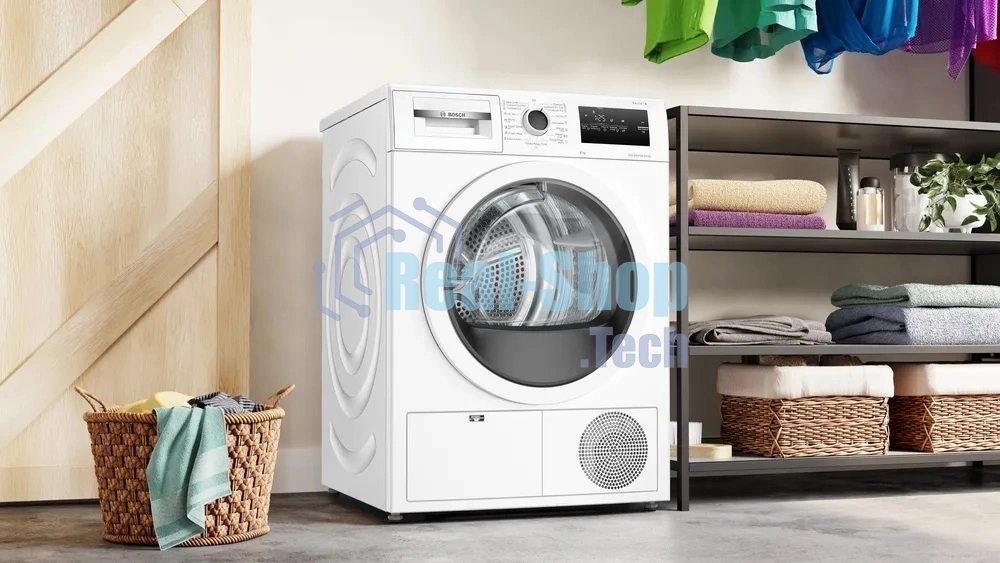 Сушильная машина Bosch WTN86211ME белый, 8 кг, сушка - конденсационная, программ - 13, 59.8 x 84.2 x 61.3 см