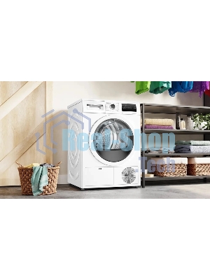 Сушильная машина Bosch WTN86211ME белый, 8 кг, сушка - конденсационная, программ - 13, 59.8 x 84.2 x 61.3 см