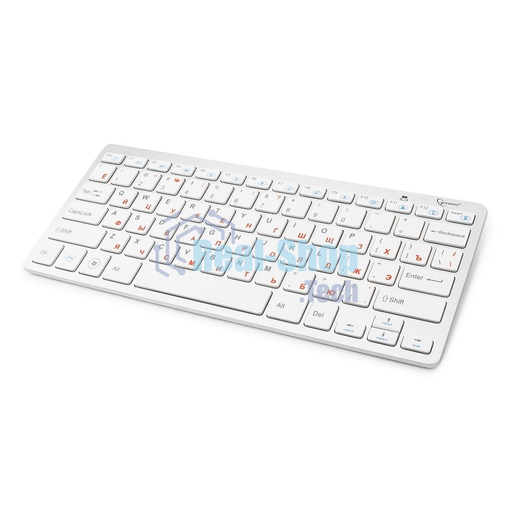 Комплект клавиатура + мышь Gembird KBS-7001-RU Wireless, ноутбучн. механизм клавиш 2.4ГГц, 10м, мини-приемник- USB