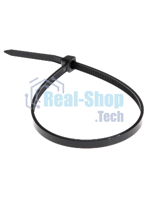 Хомут-стяжка кабельная нейлоновая Rexant 200 x3,6 мм, черная, упаковка 100 шт.