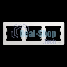 Рамка 3-м Glossa горизонт. бел. SchE GSL000103