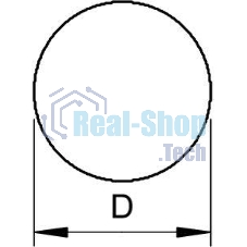 Пруток стальной оцинк. d8 RD8-FT (уп.125м) OBO 5021081