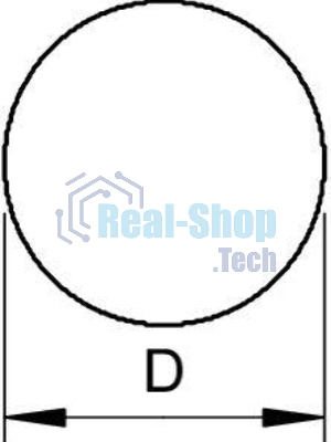 Пруток стальной оцинк. d8 RD8-FT (уп.125м) OBO 5021081