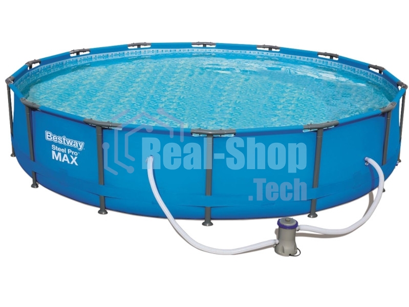 Бассейн каркасный Steel Pro Max с ф-насосом 427х84см, 10220 л, 56595 Bestway