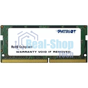 Оперативная память Patriot, DDR4, 16GB (1x16 GB), 2400 MHz, CL17, SO-DIMM