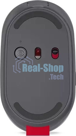 Мышь беспроводная Lenovo Go серый, 2400 dpi, радиоканал, USB-C, кнопки - 3