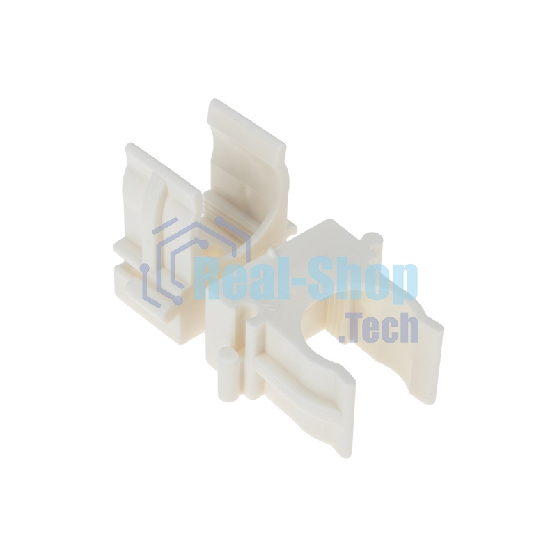 Крепеж-клипса для монтажного пистолета Rexant Ø 16 мм, белая (100 шт/уп)