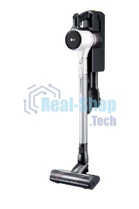 Пылесос вертикальный LG A9N-PRIME белый, питание от аккумулятора, 160 Вт, уборка сухая, пылесборник 0.44 л, работа от АКБ max 50 мин