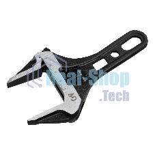 Ключ разводной Denzel 155 мм, CrV, кованый, укороченная рукоятка