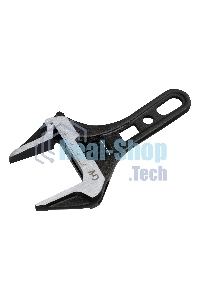 Ключ разводной Denzel 155 мм, CrV, кованый, укороченная рукоятка