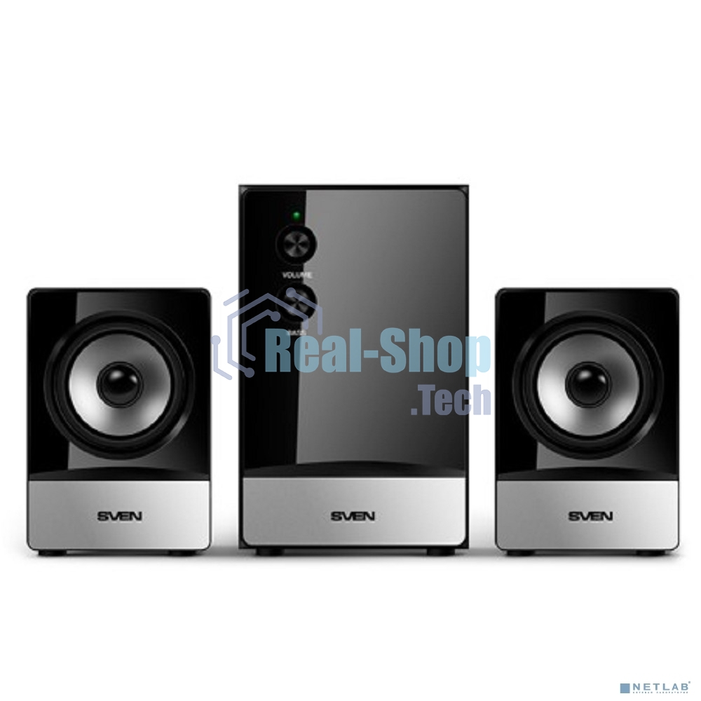 Акустическая система SVEN MS-90 черный (2x2.5W+ сабвуфер 5W, дерево)