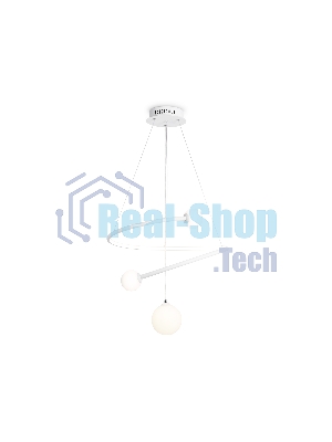 Светильник Ambrella light FL66299 WH белый 39W 3000K-6400K+G9 D500*1200 (ПДУ ИК)