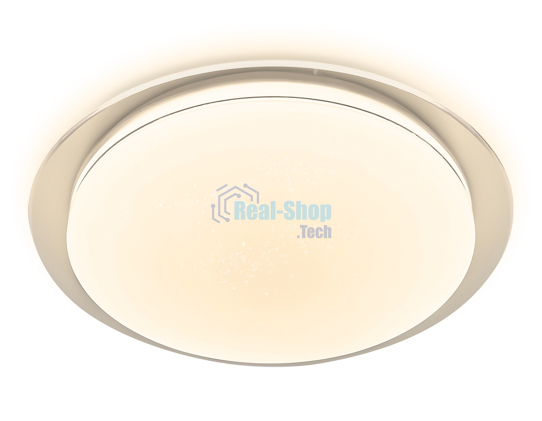 Потолочный светодиодный светильник Ambrella light FZ1048 WH белый 60W 4200K D570*55 (Без ПДУ)
