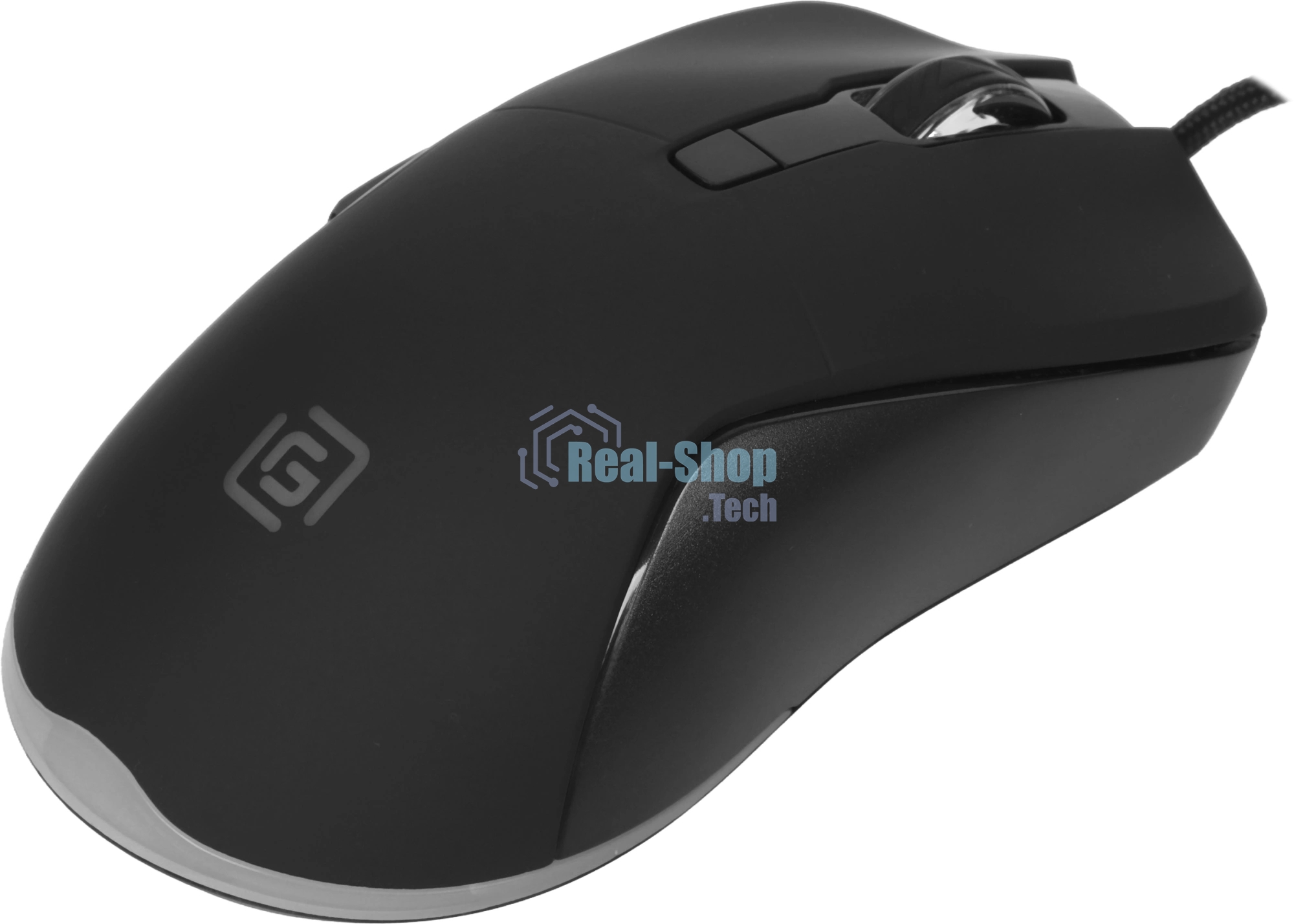 Мышь проводная Oklick 750G черный, 7200 dpi, USB, кнопки - 5