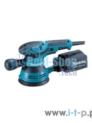 Шлифовальные машины Makita BO5041K ЭШМ, 300Вт,ф125мм,4000-12000об\м,ампл-2.8мм,1.4кг,чем,п\сборник,доп.рукоятка