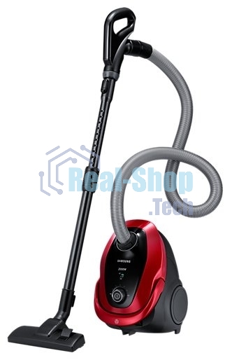 Пылесос Samsung VC20M257AWR красный, 460/2000 Вт, уборка сухая, пылесборник мешок 2.5 л