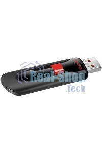 Флешка USB SanDisk CZ60 Cruzer Glide (SDCZ60-256G-B35), 256Gb, USB 2.0, R/W 30/8, черный/красный