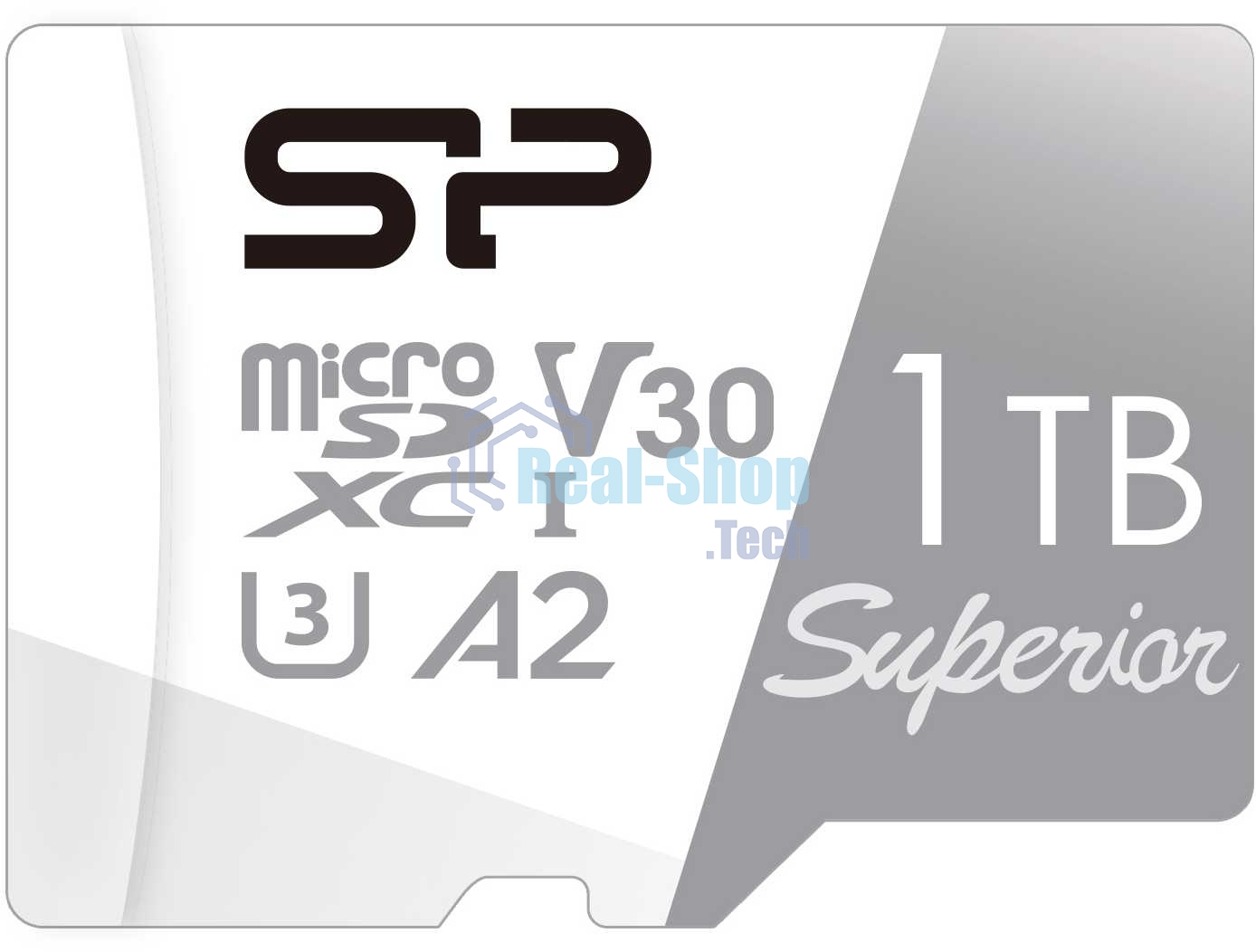 Флеш карта microSDXC 1Tb Class10 Silicon Power SP001TbSTXDA2V20SP Superior + adapter