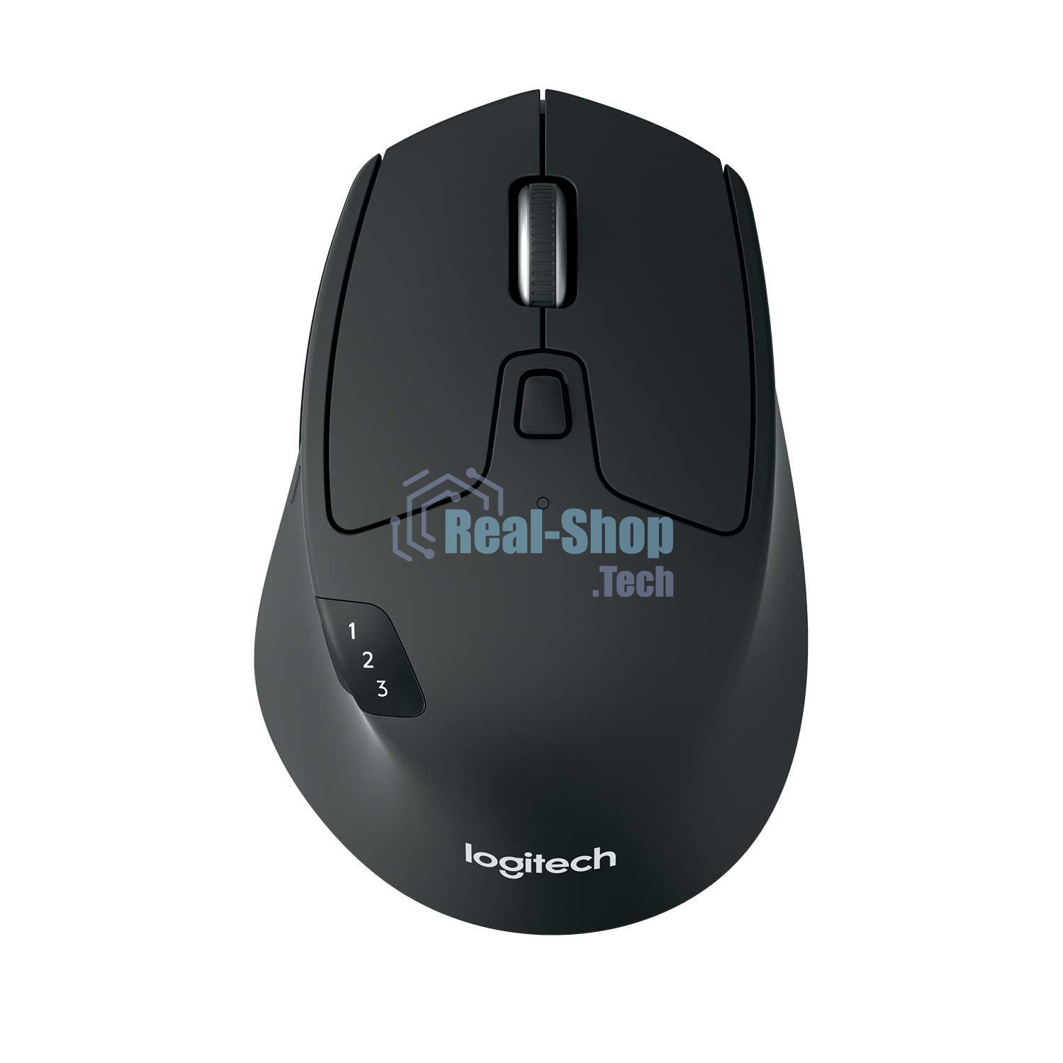 Мышь беспроводная Logitech M720 Triathlon черный, 1000 dpi, радиоканал, Bluetooth, USB, кнопки - 8