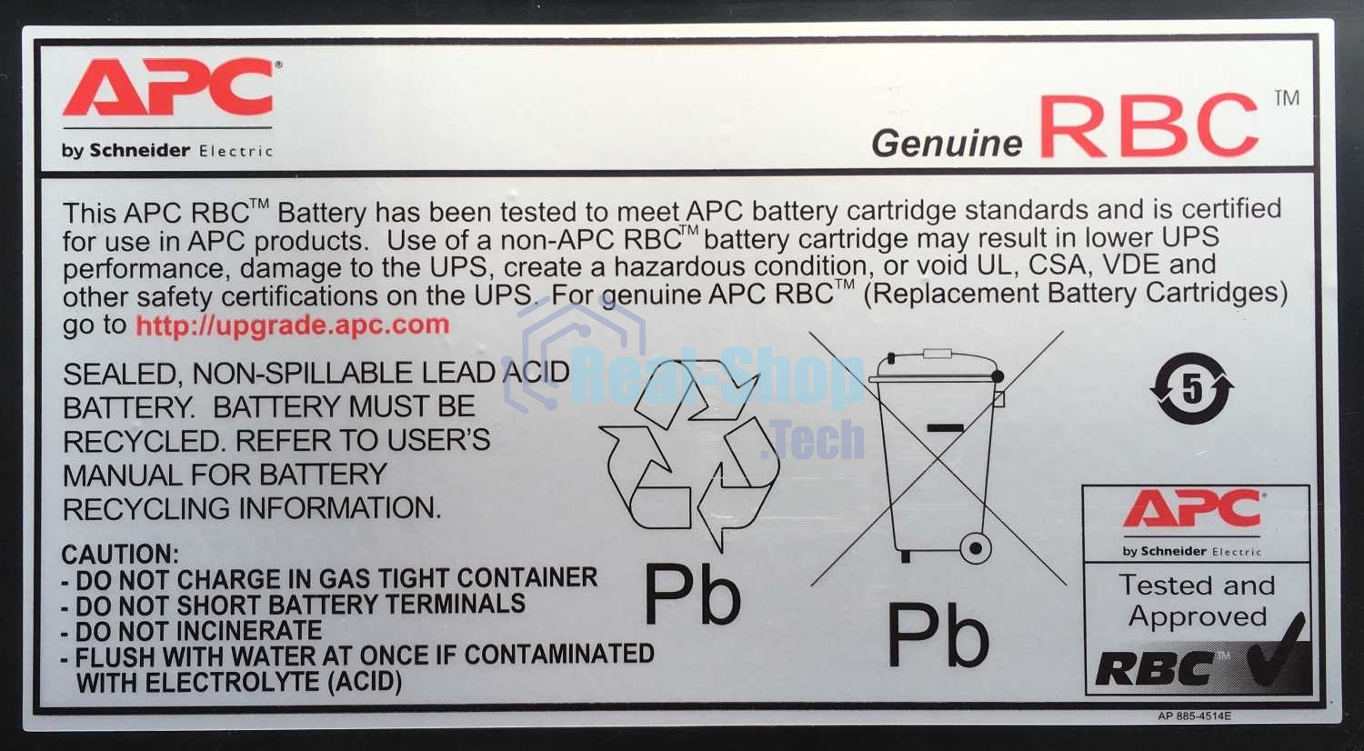 Батарея для ИБП APC RBC27 для SU2200RMXL3U/SU2200RMXLI3U/SU3000RMXL3U/SU3000RMXLI3U/SU48R3XLBP/SU48RMXLBP3U