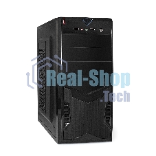 Компьютерный корпус ExeGate EX261449RUS Miditower CP-601 Black, ATX, (CP400W, 80мм), 2хUSB, Audio