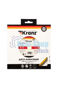 Диск алмазный отрезной Kranz Turbo волна 230x22.2 мм