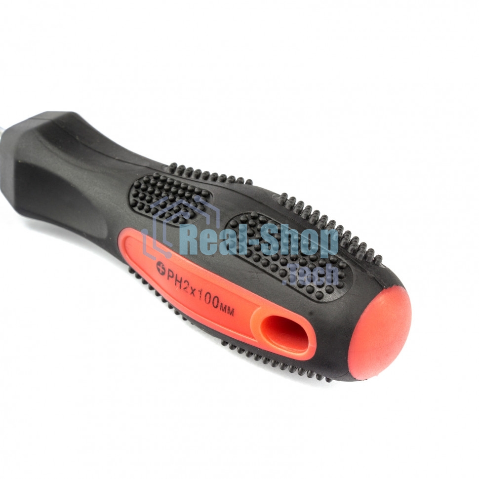 Отвертка Matrix Anti-Slip, PH2 х 100 мм, CrV, двухкомп. рукоятка