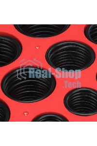 Набор резиновых уплотнительных прокладок Сибртех, D 7 - 53 мм, 404 предметов