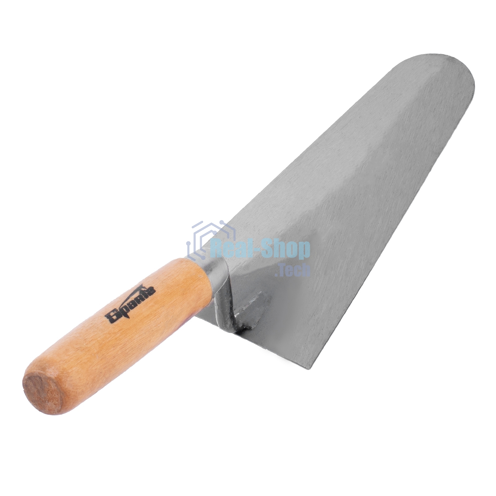 Кельма бетонщика стальная Sparta 160 мм, деревянная ручка