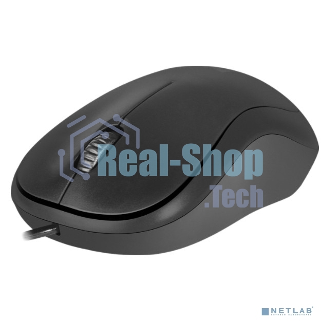 Мышь проводная Defender Patch MS-759 черный, 1000 dpi, USB, кнопки - 3