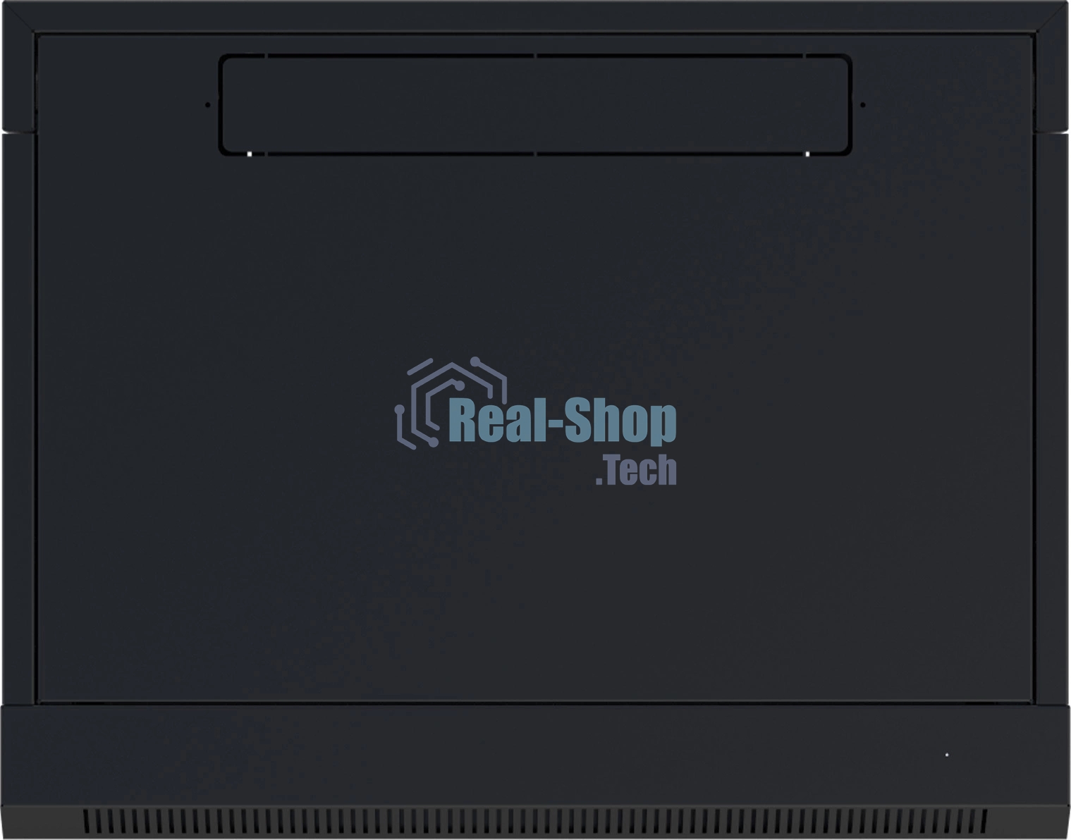 Шкаф коммутационный NTSS NTSS-W6U6045GS-BL настенный 6U 570x450 мм пер. дв. стекл 60 кг черный 350 мм 18 кг 220 град. 370 мм IP20 сталь