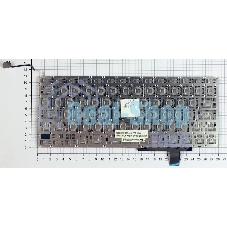 Клавиатура для ноутбука Macbook A1297 черная, плоский Enter