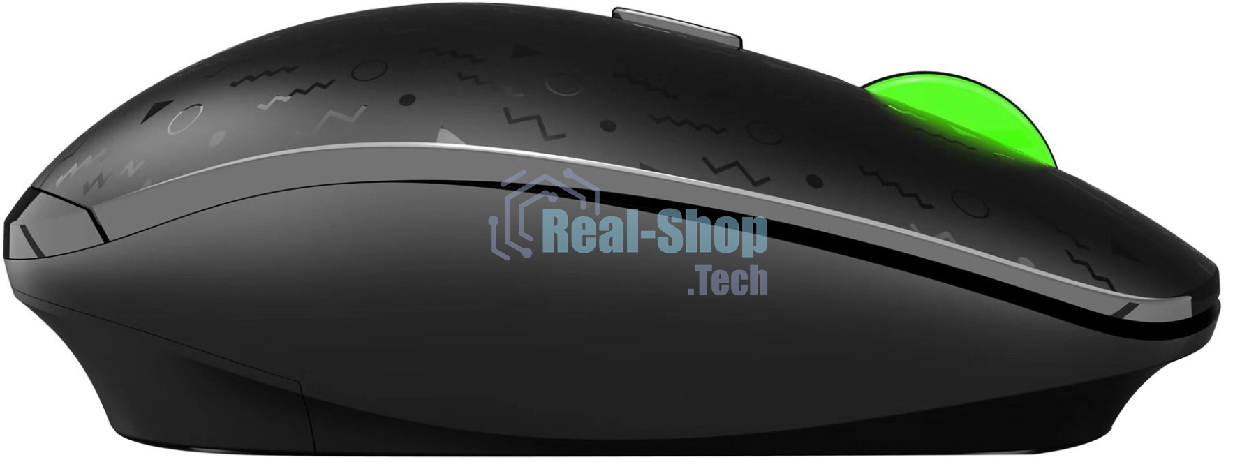 Мышь беспроводная Acer OMR307 черный, 1600 dpi, радиоканал, USB, кнопки - 4