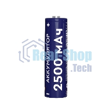 Аккумуляторы СТАРТ HR6 AA 2500mAh Ni-MH BL2 24/384, AA, 2500 мАч, 2 шт. в блистере