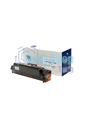 Картридж лазерный NVPrint совместимый NV-055H Yellow (БЕЗ ЧИПА) для Canon i-Sensys MF742Cdw/MF744Cdw/MF746Cx/LBP663Cdw/LBP664Cx (5900k)
