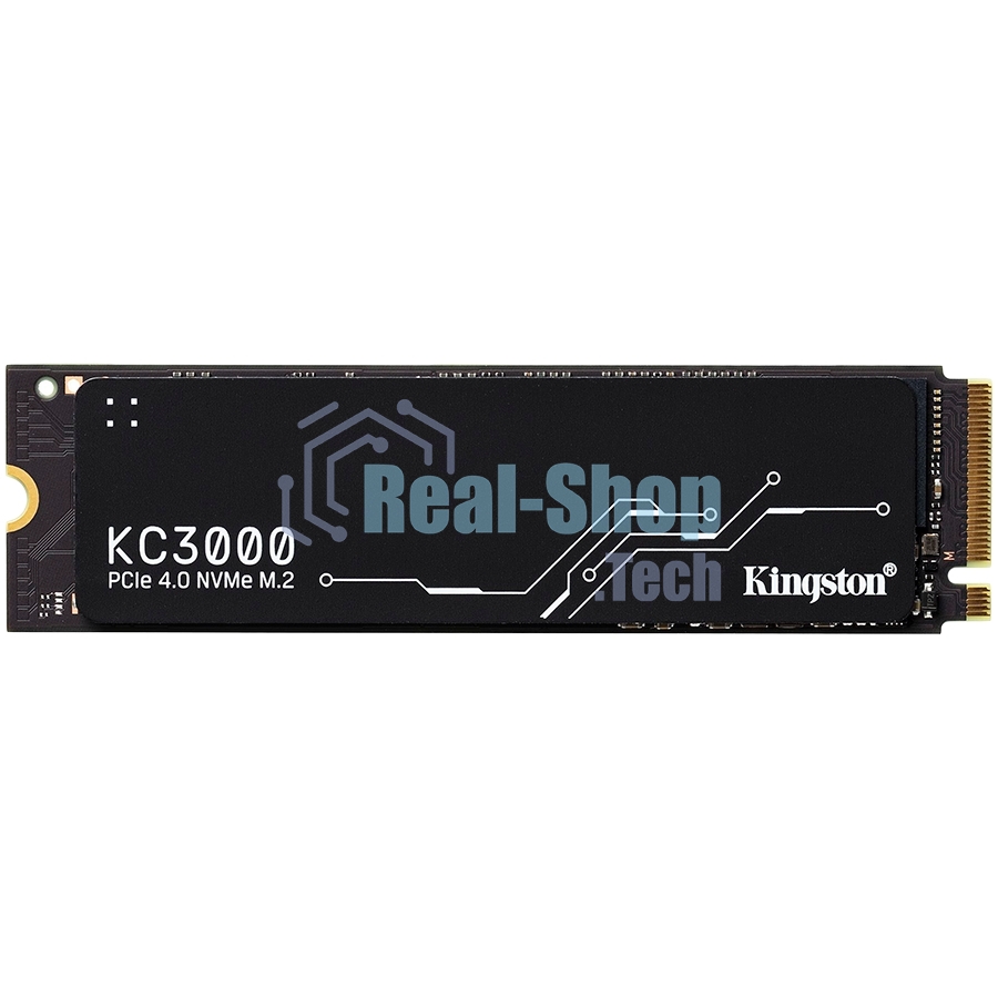 Накопитель SSD Kingston 512Gb M.2 KC3000 SKC3000S/512G (PCI-E 4.0 x4, up to 7000/3900Mbs, 3D TLC, NVMe, 400TbW, Phison E18, 22х80мм, LP heatsink)