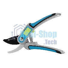 Секатор прямого реза Palisad LUXE 215 мм, регулировка захвата, трехкомпонентные рукоятки