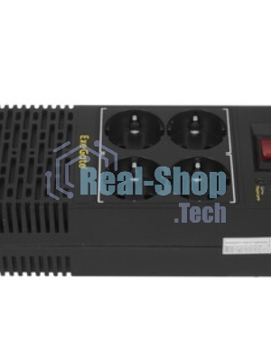 Стабилизатор ExeGate Power AD5000-1000 (1000VA/500W, диапазон 150...280В, 4 евророзетки)