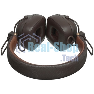Беспроводные/проводные наушники Marshall Major V коричневый, накладные, Bluetooth + проводной, беспроводная зарядка, до 100 ч