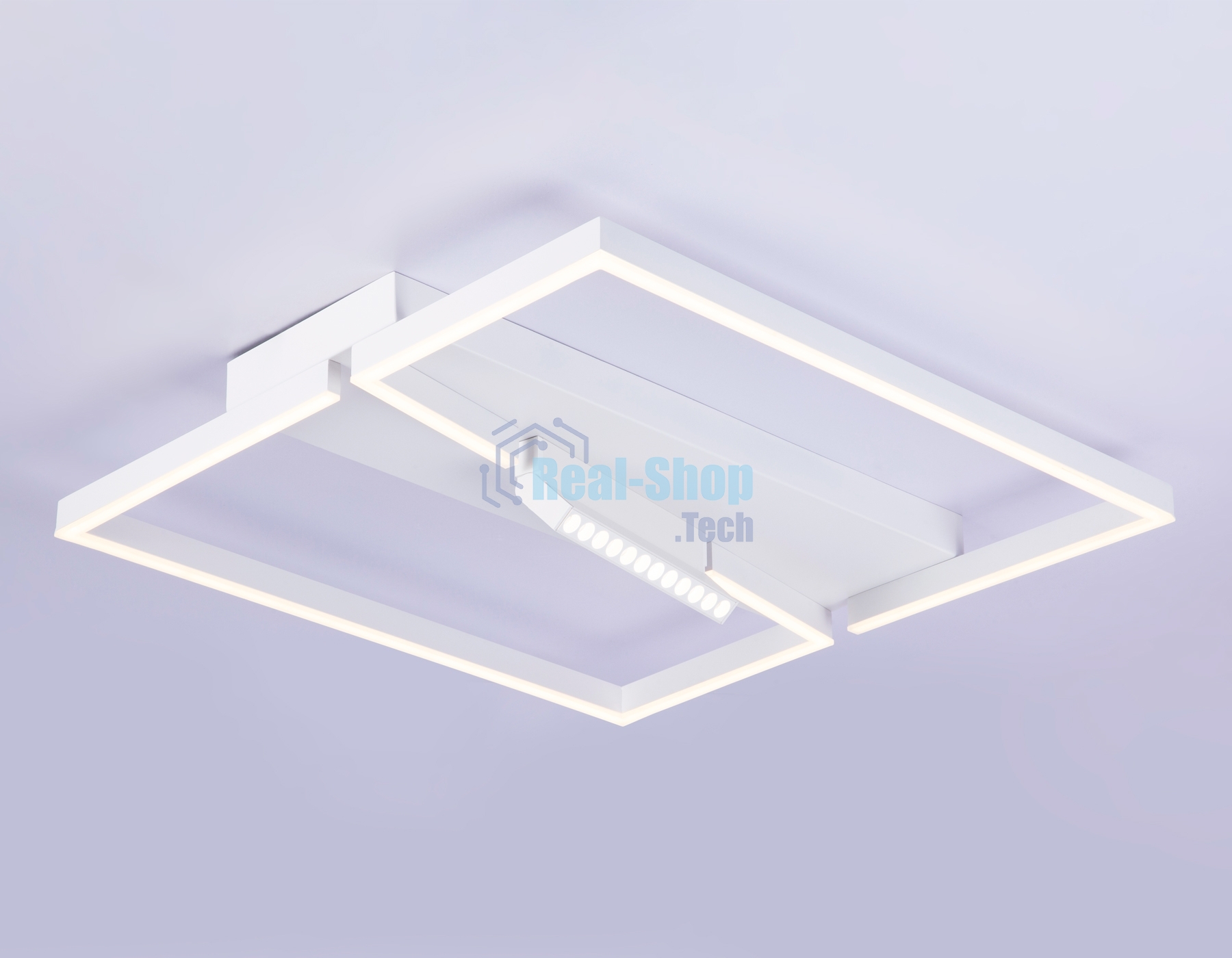 Светильник Ambrella light FL51465/1+1 WH белый 85W 3000K-6400K+4200K 600*600*110 (ПДУ РАДИО 2.4G)