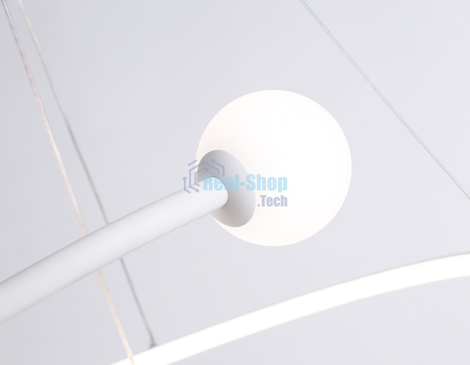 Светильник Ambrella light FL66299 WH белый 39W 3000K-6400K+G9 D500*1200 (ПДУ ИК)