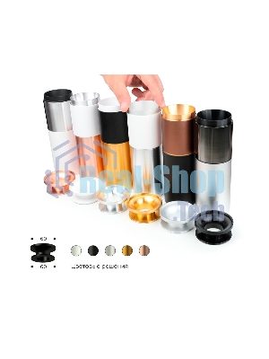 Насадка для корпуса светильника N6904 MCH хром матовый D60*H25mm Out20mm