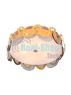 Светильник Ambrella light TR5328/6 GD/SM/FR золото/дымчатый/белый матовый E14/6 max 40W D606*230