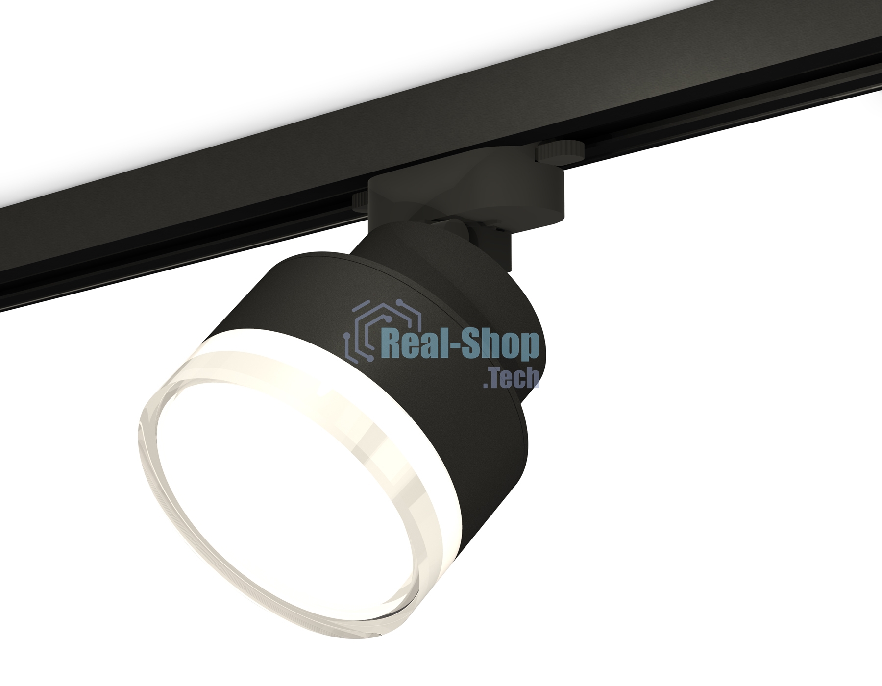 Светильник Ambrella light XT8102028 SBK/FR/CL черный песок/белый матовый/прозрачный GX53 (A2526, A2106, C8102, N8399)