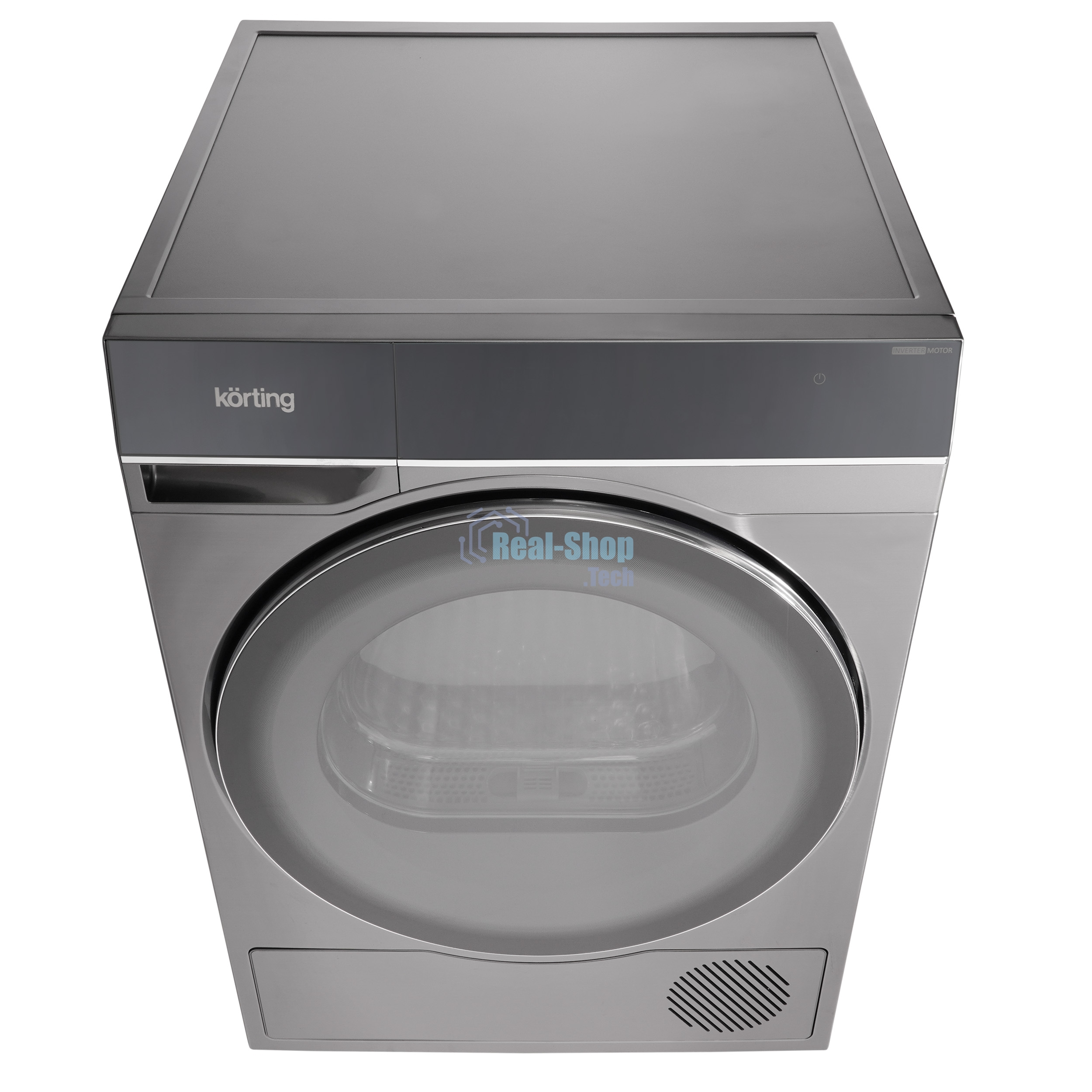 Сушильная машина Korting KD 69IHP10 An антрацит, 10 кг, сушка - конденсационная, программ - 12, 59.5 x 85 x 62.7 см