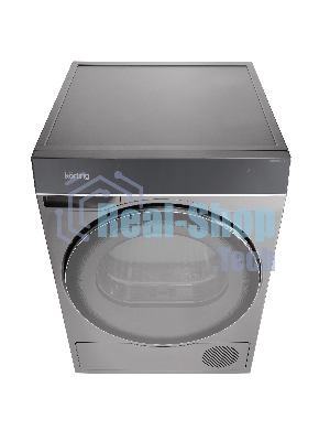 Сушильная машина Korting KD 69IHP10 An антрацит, 10 кг, сушка - конденсационная, программ - 12, 59.5 x 85 x 62.7 см