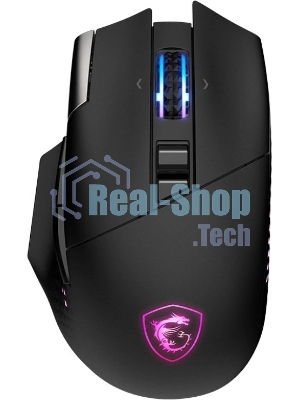 Мышь MSI VERSA PRO W черный оптическая 26000dpi беспров. BT/Radio USB (S12-4301340-CLA)