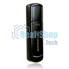 Флешка USB Transcend JetFlash 350 (TS4GJF350), 4Gb, USB 2.0, R/W 12/5, черный