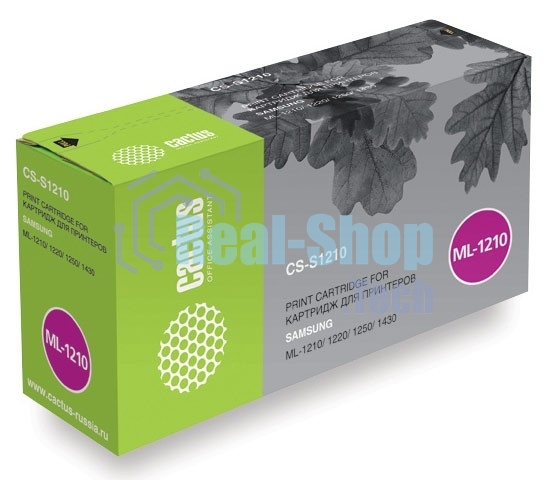 Картридж лазерный Cactus CS-S1210 (ML-1210D3) черный (2500 стр.) для принтеров SAMSUNG ML-1210/1220/1250/1430